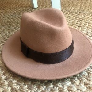New w Tag: Something Navy Wool Fedora Hat. One Size